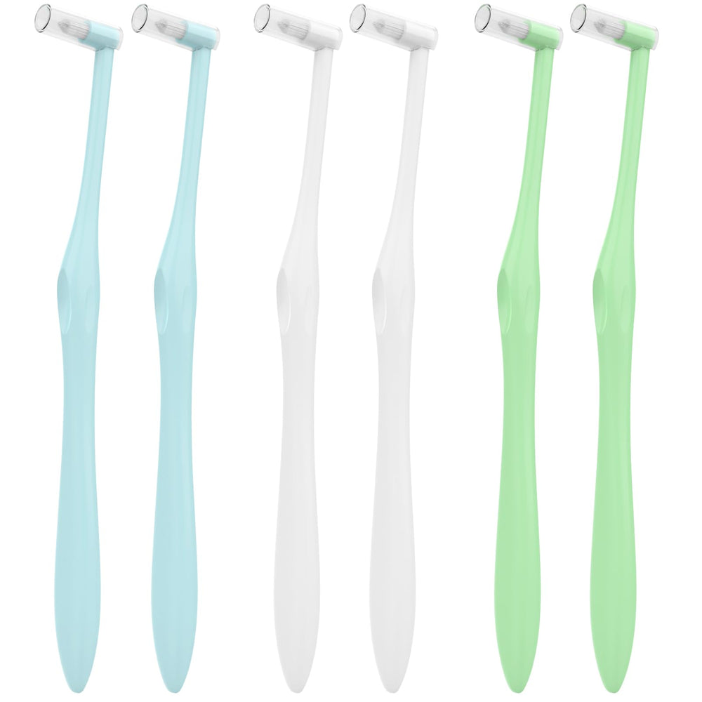 Fremouth cepillo end tuft frontal mostrando cabeza compacta y precisión