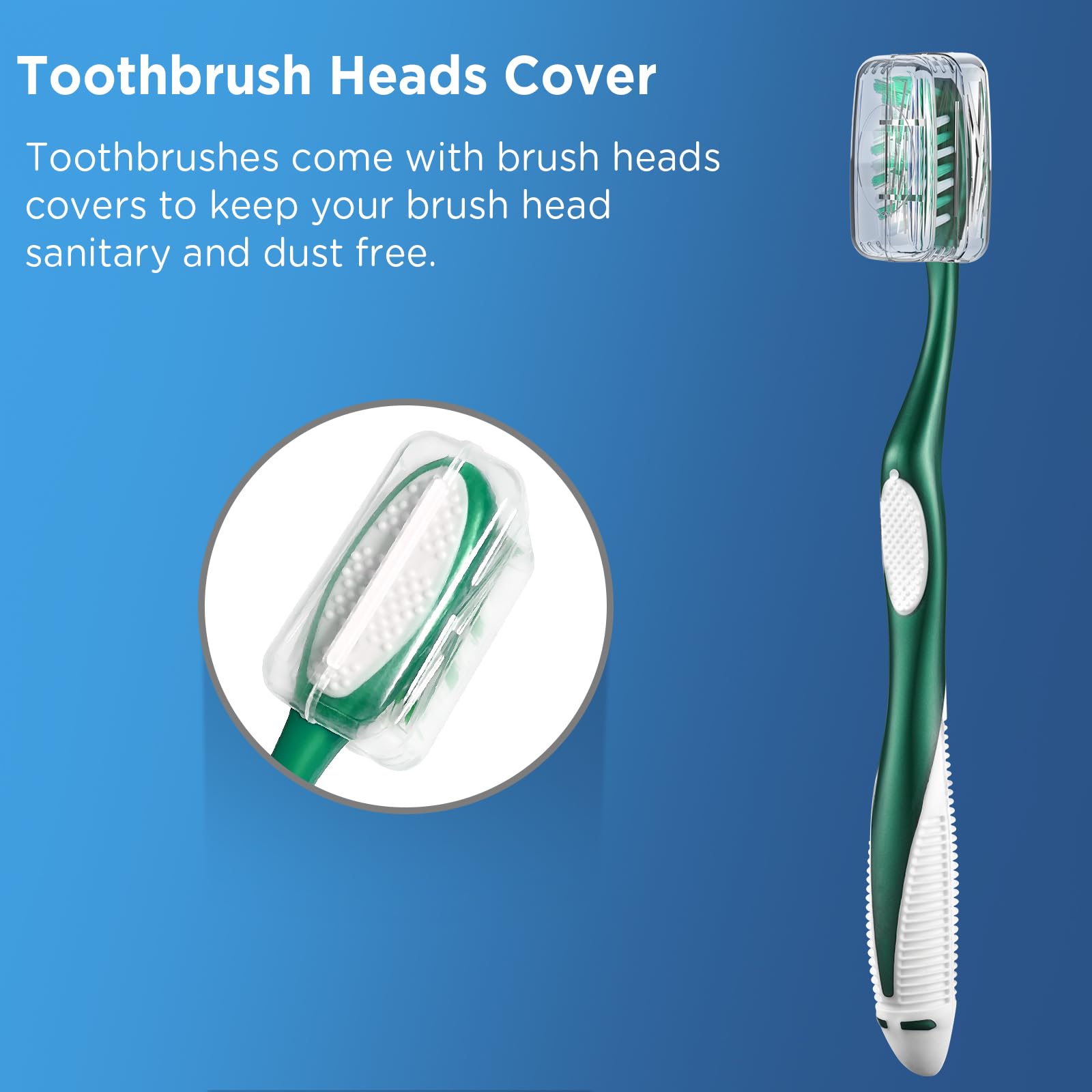 Fremouth cerdas cruzadas mostrando diseño que elimina placa entre dientes