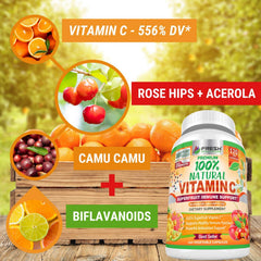 FRESH HEALTHCARE mezcla de rosa mosqueta, acerola y camu camu natural