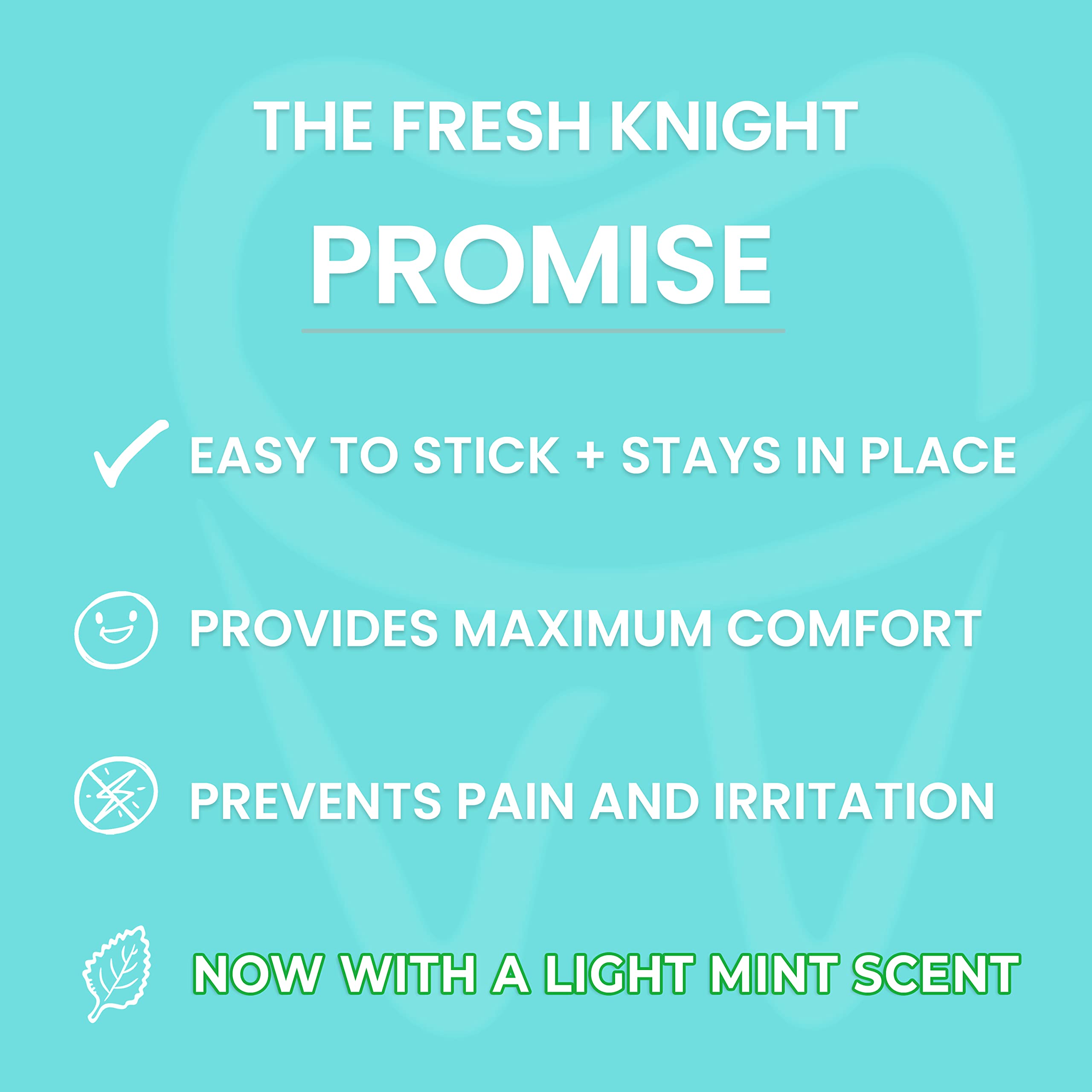 FRESH KNIGHT estuche pequeño abierto con tiras, organización y higiene