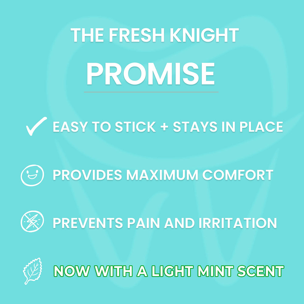 FRESH KNIGHT estuche pequeño abierto con tiras, organización y higiene