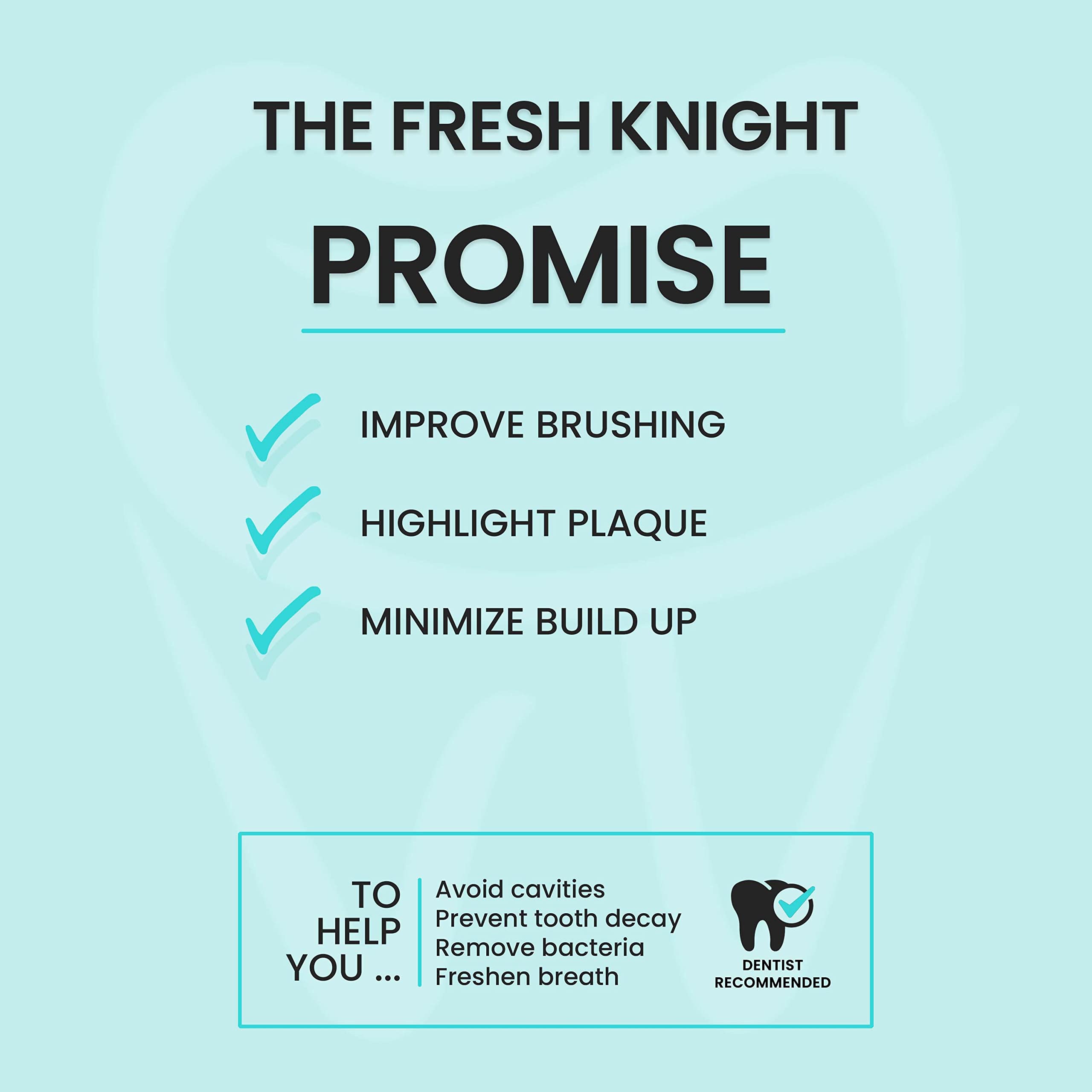 Tableta Fresh Knight en mano lista para masticar, uso sencillo e inmediato