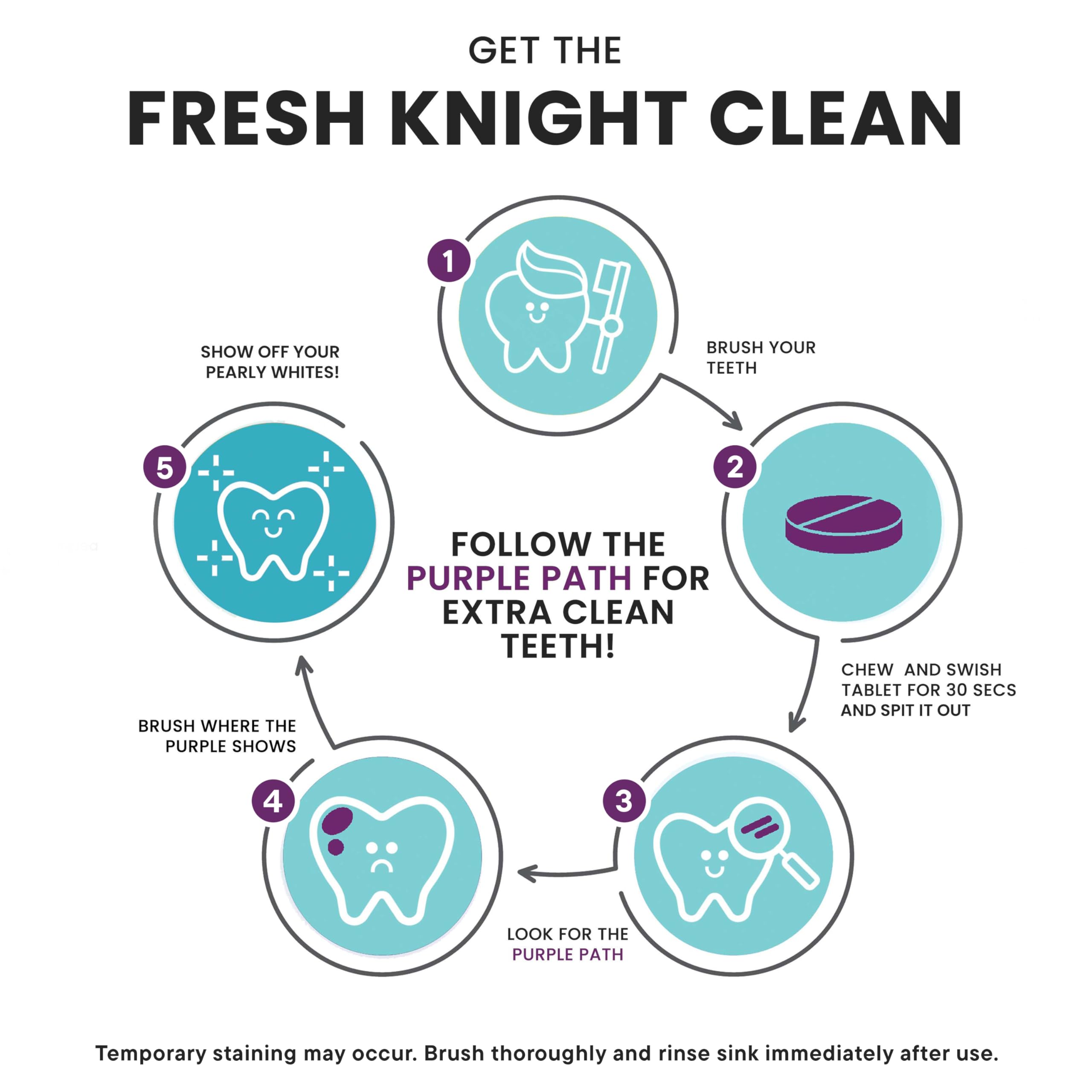 Niño usando Fresh Knight frente al espejo, motiva buenos hábitos de cepillado