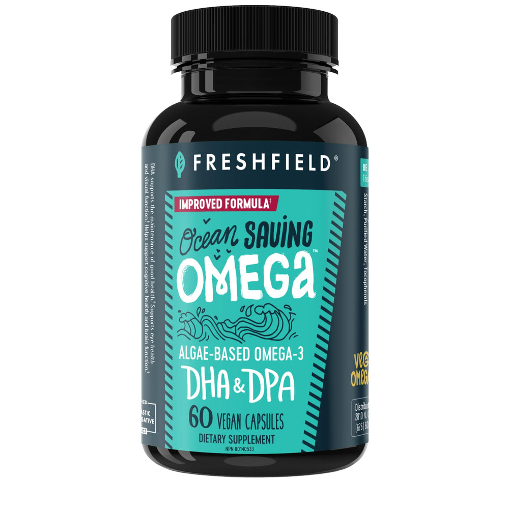 Freshfield frontal del envase mostrando la marca y beneficios