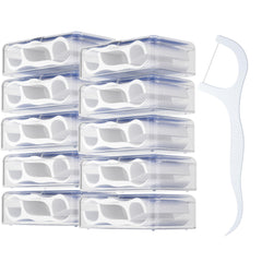 FRESHLIX paquete frontal mostrando 500 floss picks para limpieza familiar