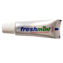 FRESHMINT frente del tubo muestra tamaño viaje y ahorro