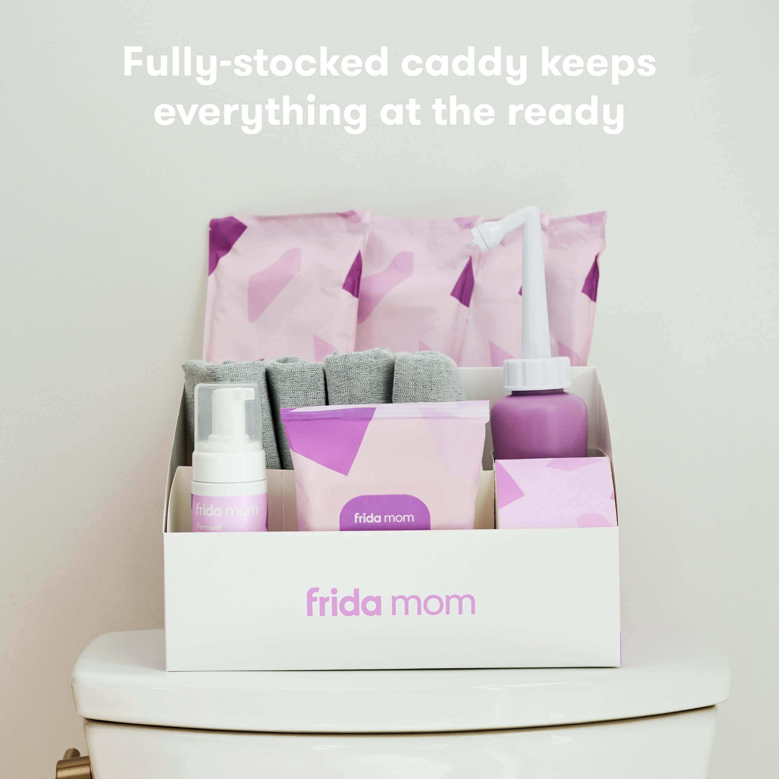 Frida Mom caddy organizador con todos los elementos, orden práctico