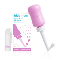 Frida Mom botella frontal mostrando forma ergonómica y facilidad de agarre