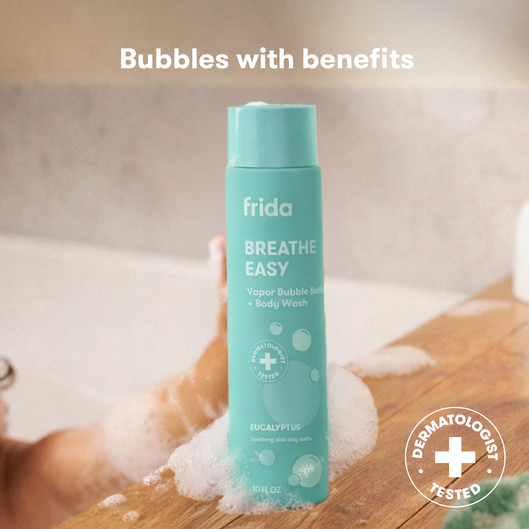 Frida primer plano de espuma abundante que muestra suavidad protectora