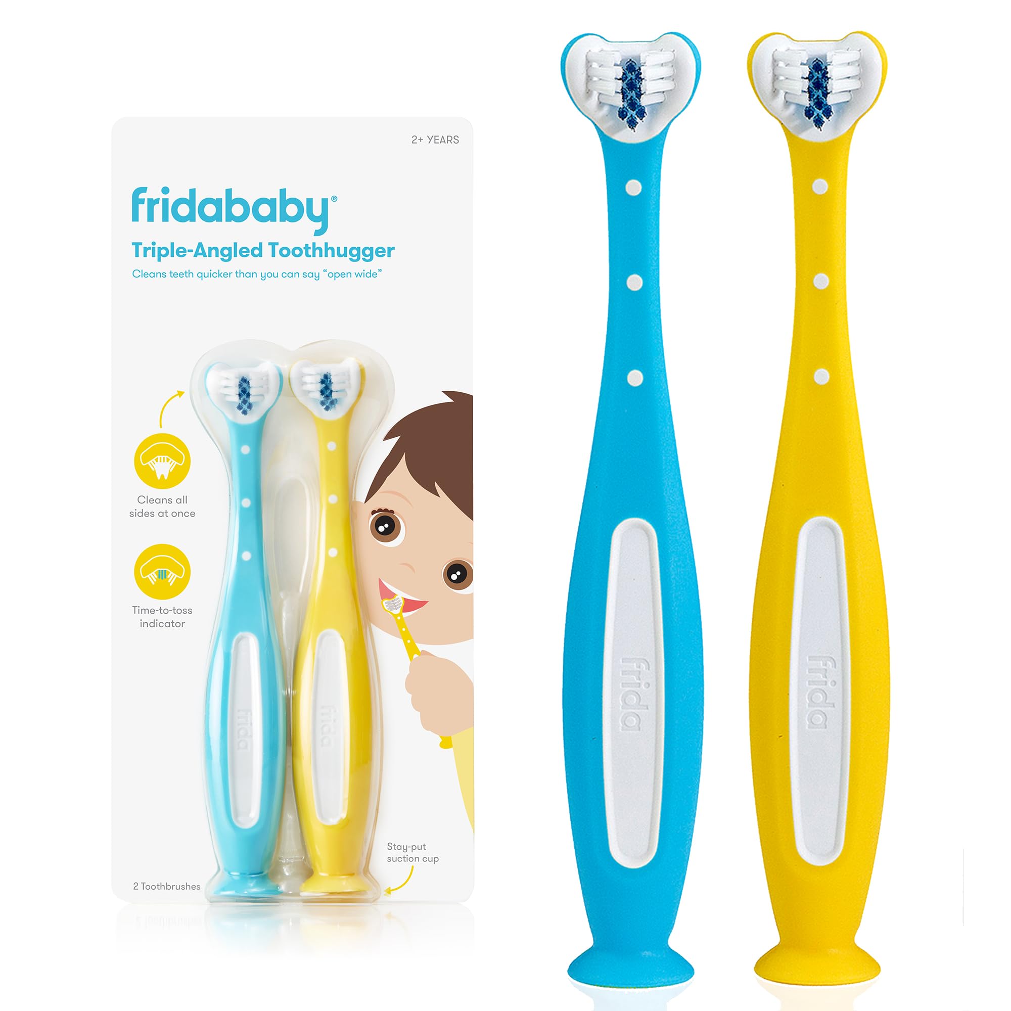 Frida Toothhugger vista frontal del empaque, muestra el pack y beneficios
