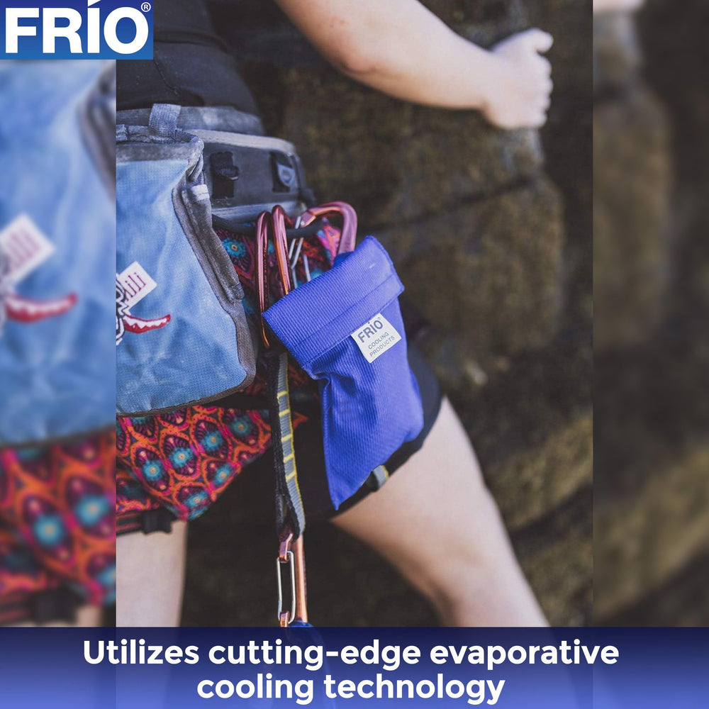 FRIO tamaño comparado con manos para referencia de escala