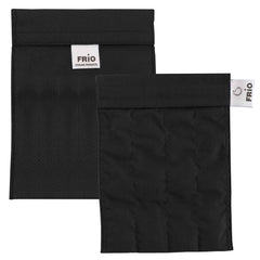 FRIO funda frontal grande en negro mostrando cierre y diseño práctico