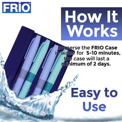 FRIO textura absorbente que activa enfriamiento por evaporación