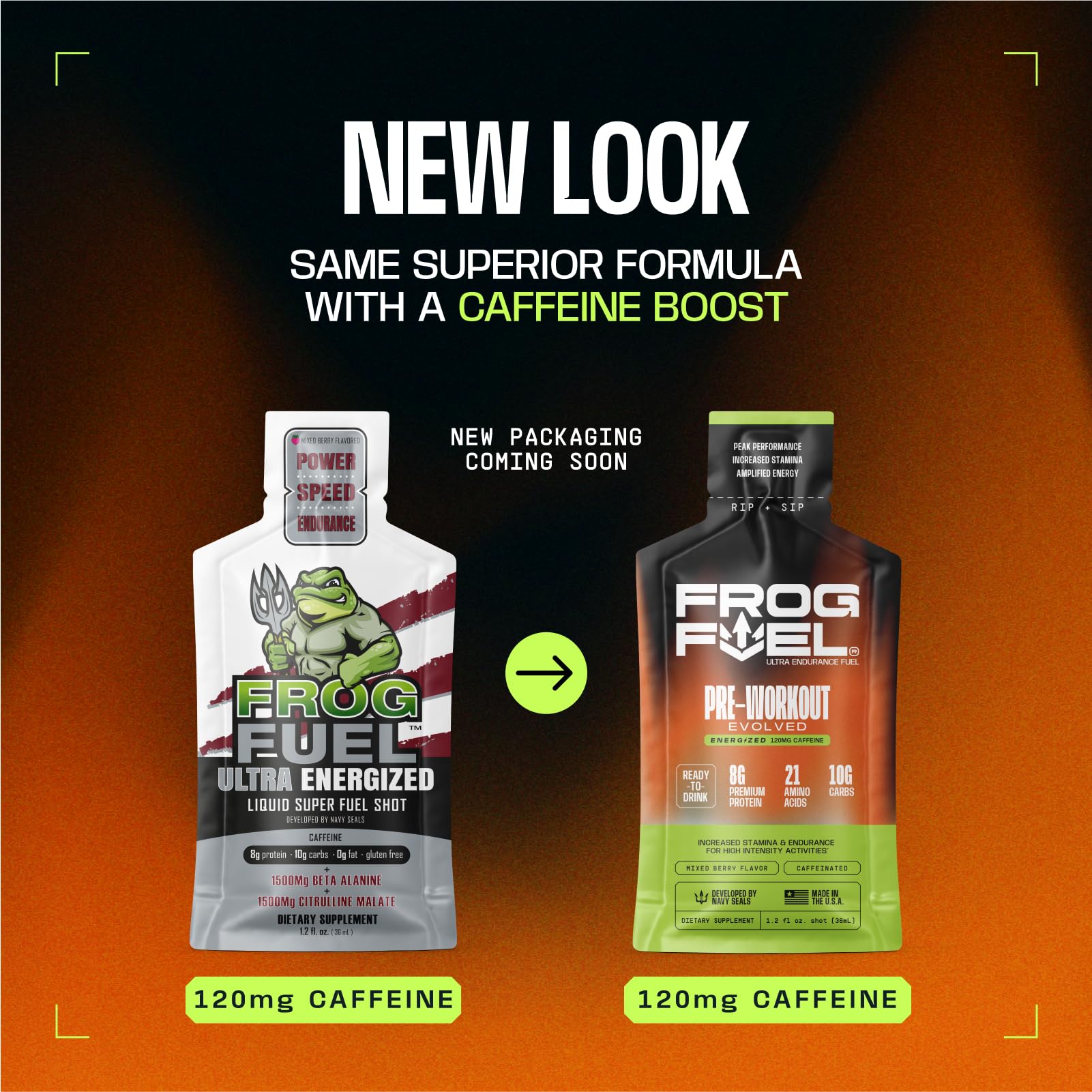Escena outdoor con Frog Fuel resaltando uso portátil en actividades