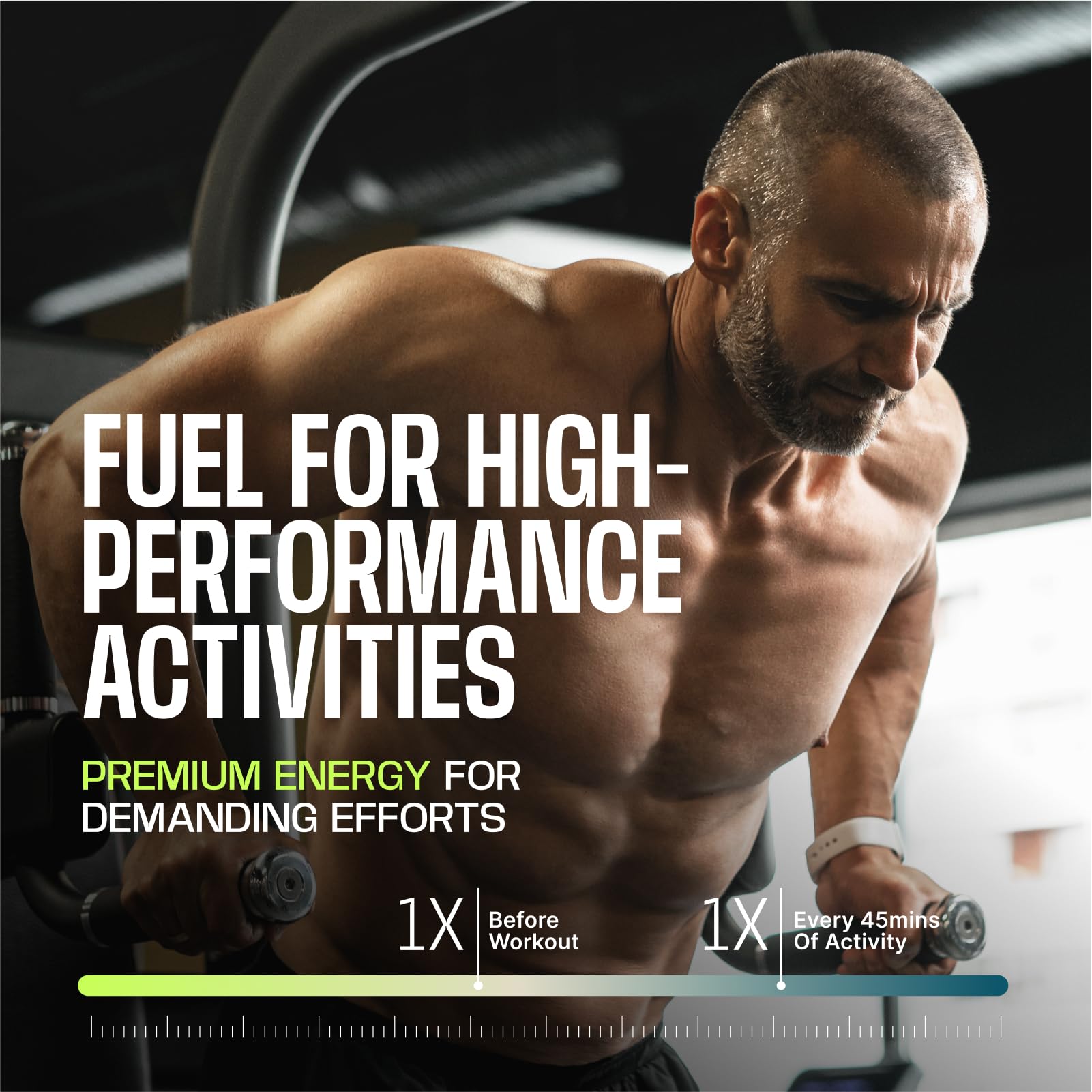 Frog Fuel sobres en mochila subrayando comodidad para entrenamientos