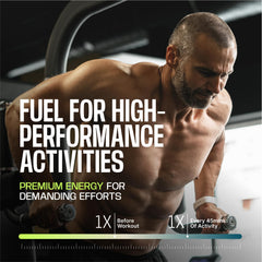 Frog Fuel sobres en mochila subrayando comodidad para entrenamientos