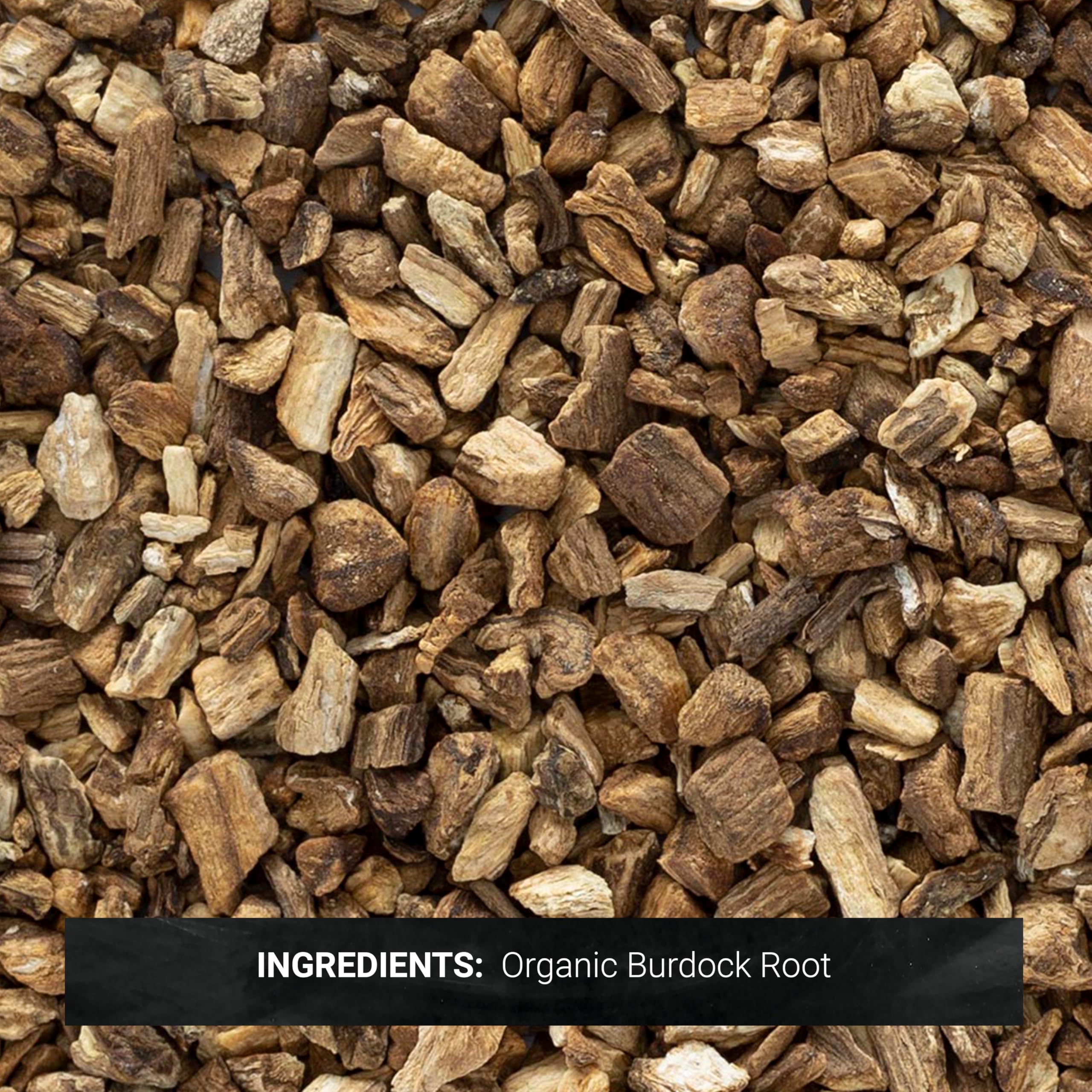 Infusión de bardana Frontier Co-op en taza, demuestra alternativa sin cafeína sabrosa
