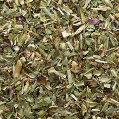 Taza de té preparada con Frontier Co-op echinacea angustifolia mostrando preparación casera reconfortante