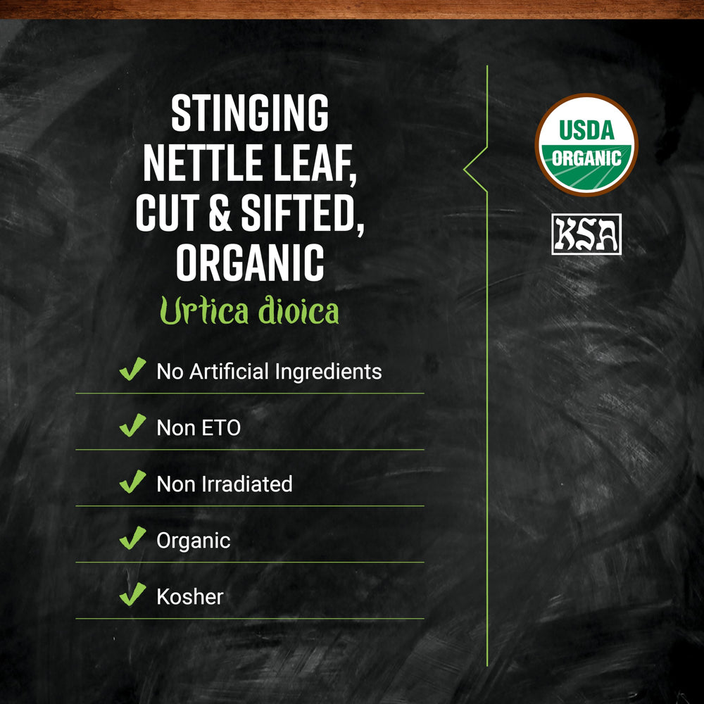 Frontier Co-op infusión de ortiga en taza, sabor herbáceo reconfortante