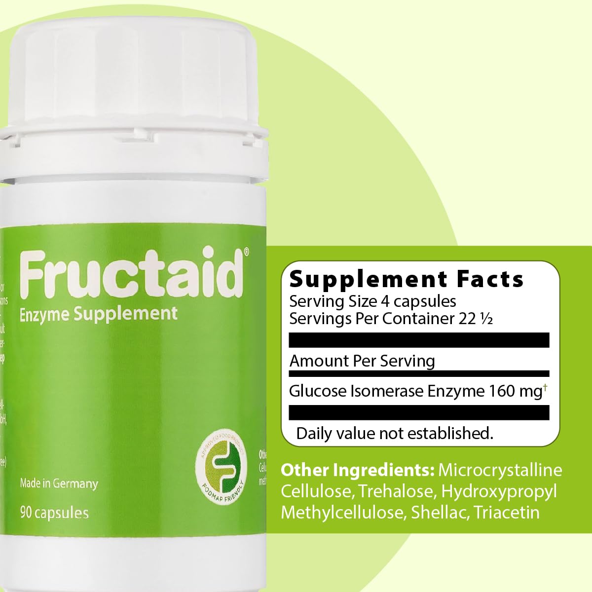 Fructaid en mesa con frutas sugiriendo disfrutar frutas sin malestar