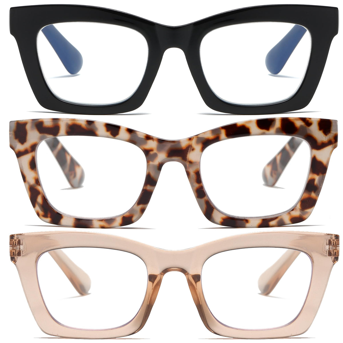 FSRTEP frontal pack de 3, estilo oversized y elegante