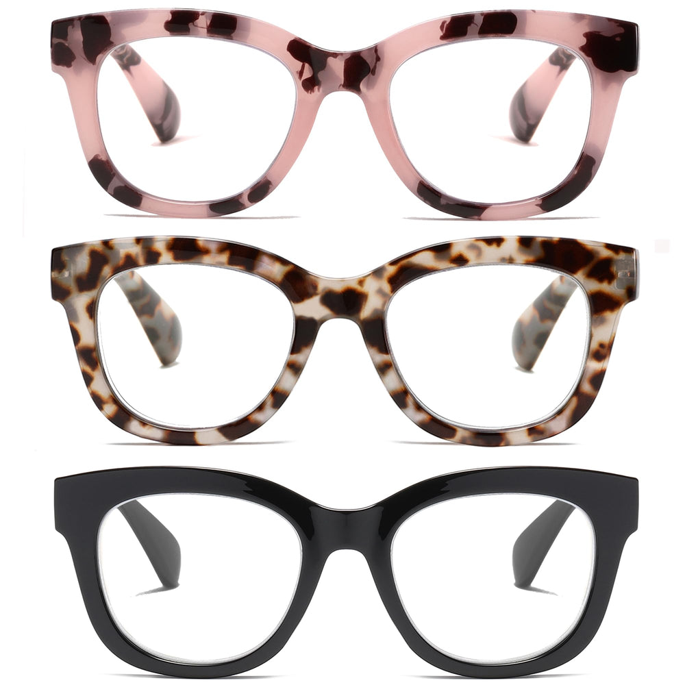FSRTEP gafas frontal montura oval elegante y práctica