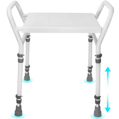 FstChoyis silla de ducha frontal mostrando su estabilidad y diseño