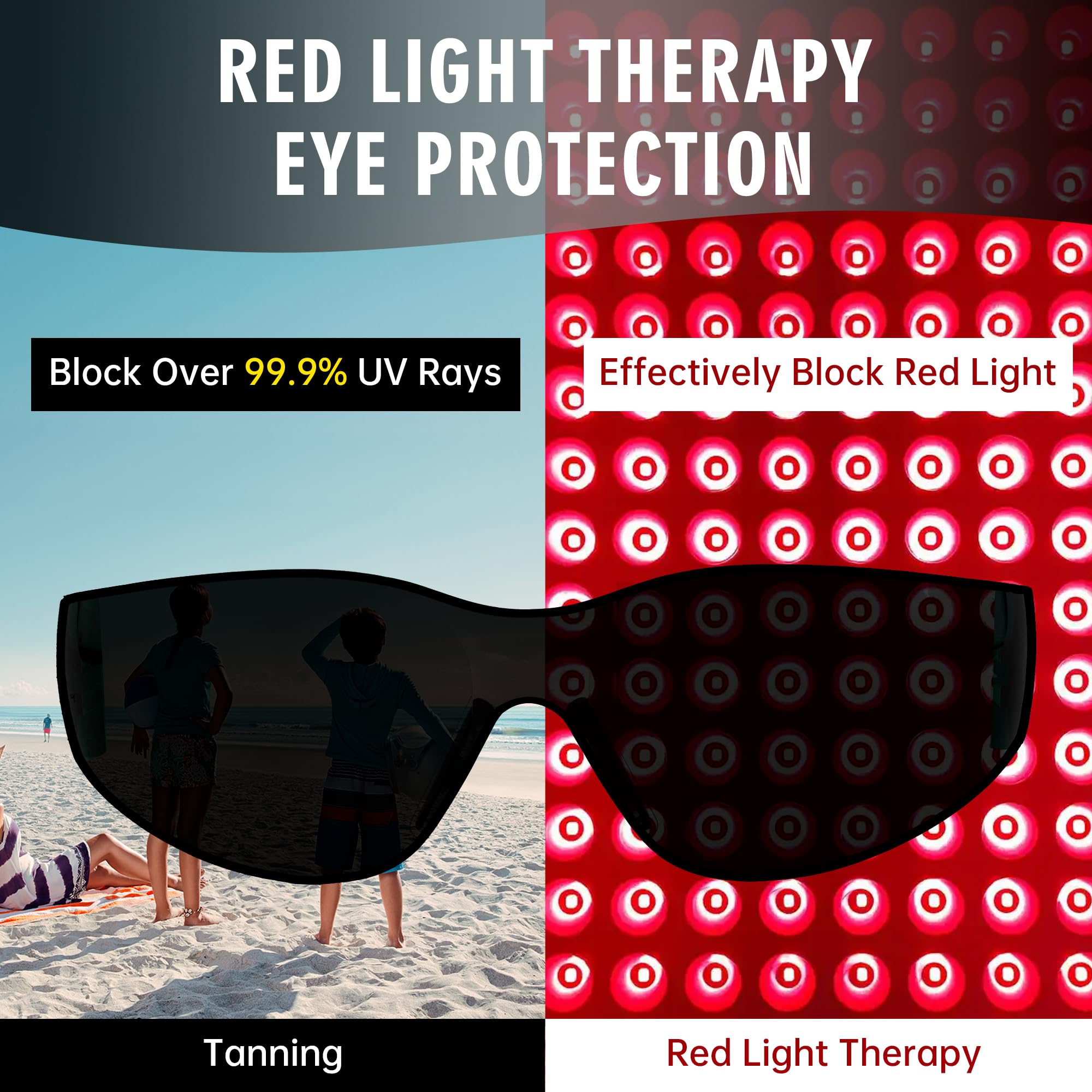 FUIART gafas en uso durante sesión de terapia reduciendo deslumbramiento