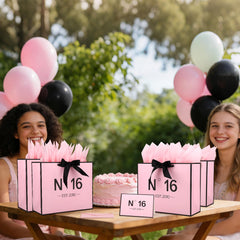 Fukaisu bolsa en mesa de fiesta mostrando uso en celebración y estilo