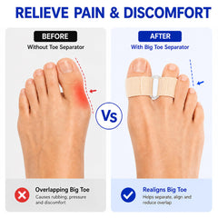 FULEEAN separador dentro de zapato cerrado mostrando ajuste discreto y protección