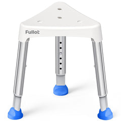 FULLOT silla de ducha frontal mostrando diseño compacto y ahorro de espacio