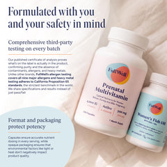 FullWell etiqueta de ingredientes legible, transparencia y pureza