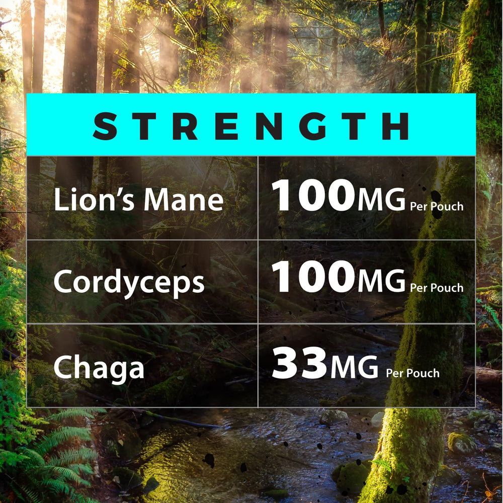 Fully Loaded Alpha Mushrooms setting lifestyle con persona activa enfatizando energía sostenida