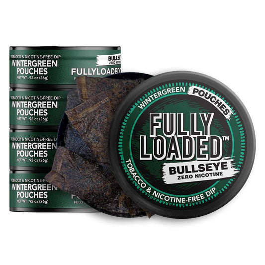 Fully Loaded Chew envase frontal wintergreen, presentación clara y atractiva
