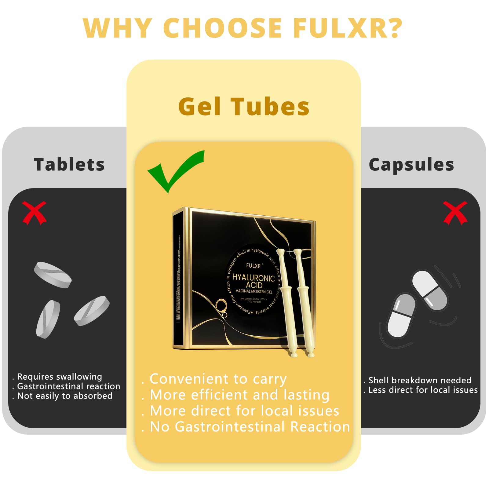 FULXR etiqueta informativa del producto mostrando pH balanceado y libre de hormonas