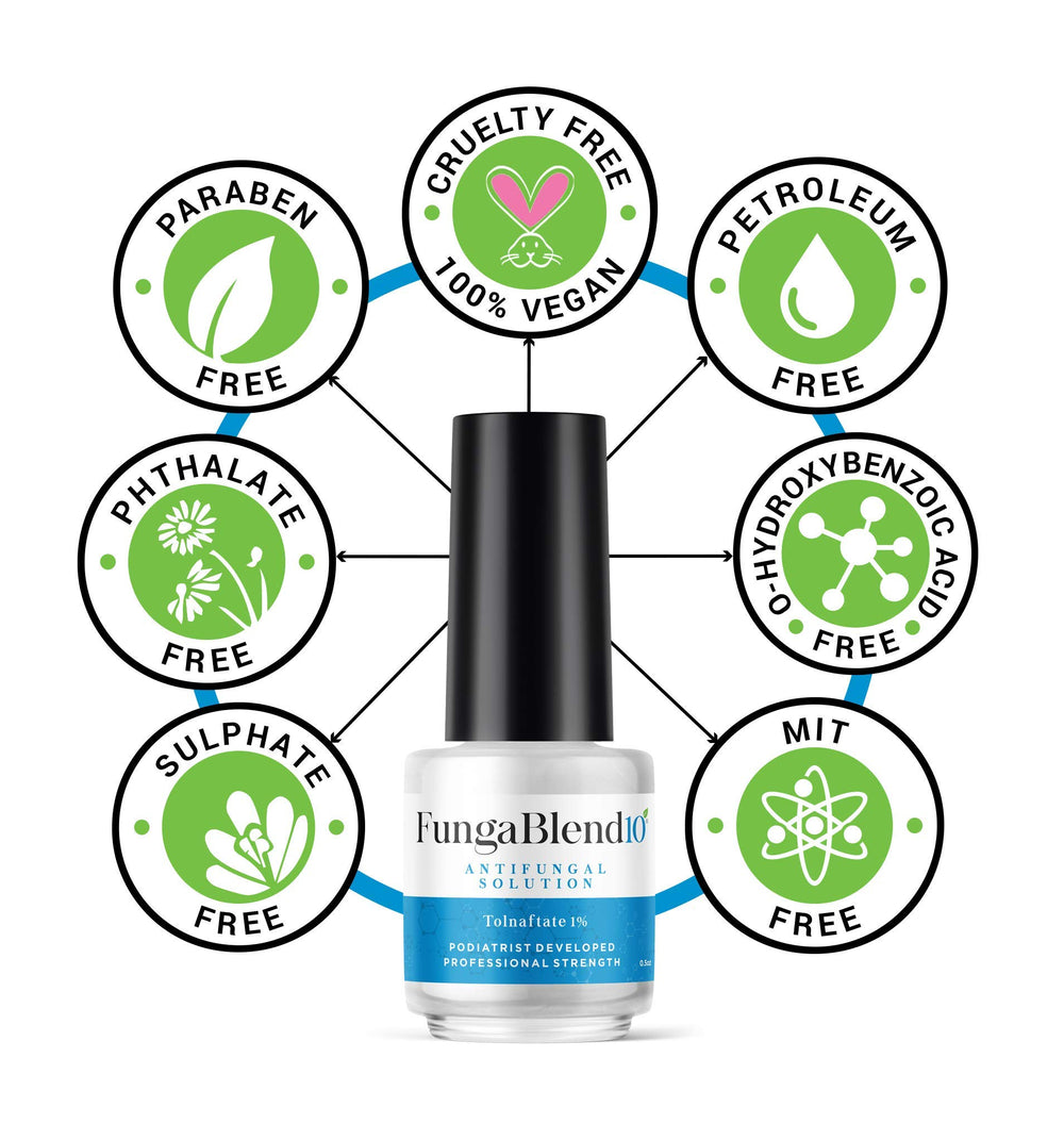 FungaBlend 10 etiqueta legible que resalta ingredientes y confianza