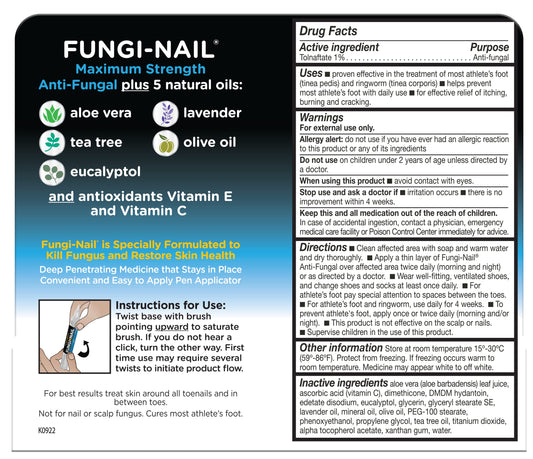 Fungi-Nail aplicador tipo bolígrafo detalle de punta para aplicación precisa