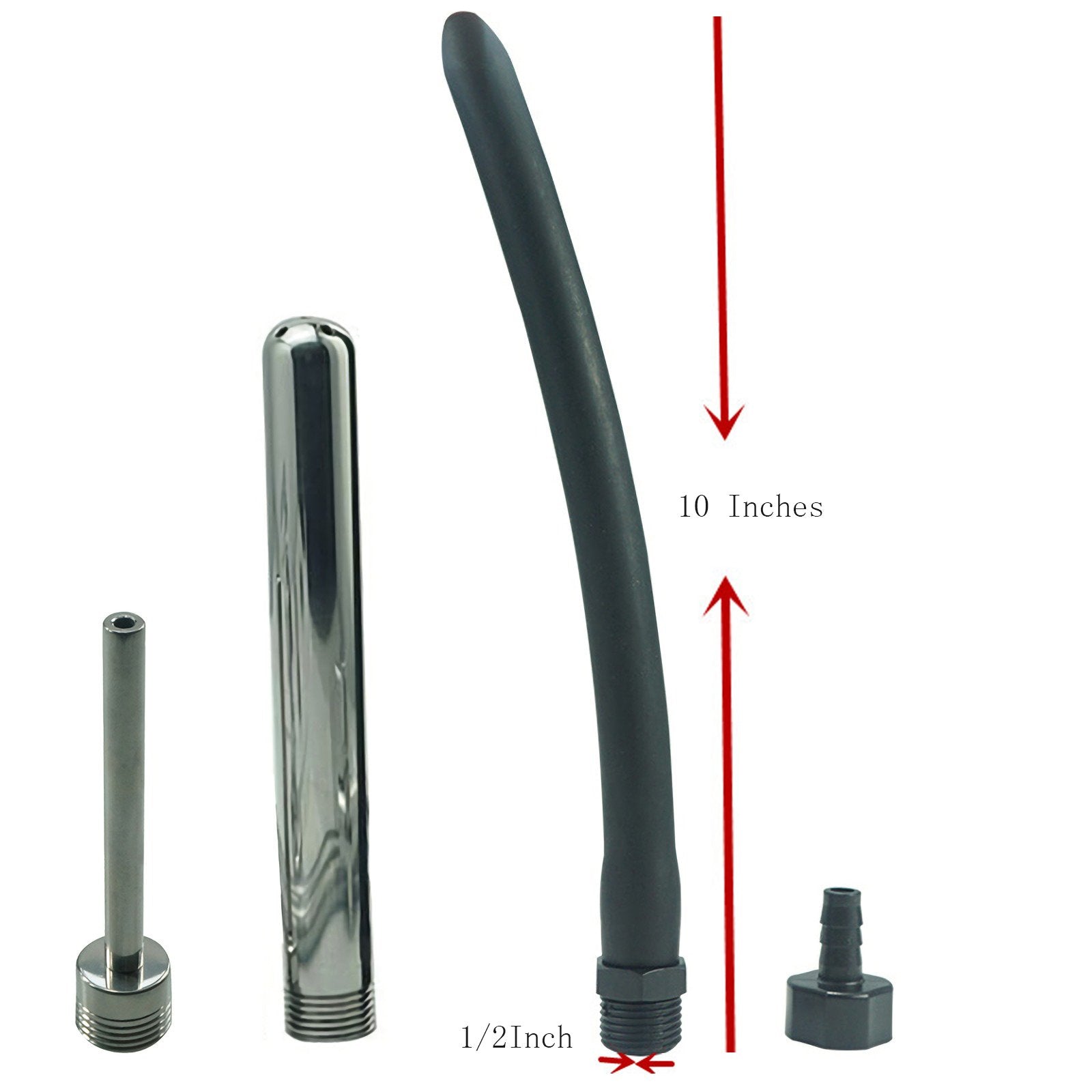 Funny Steel detalle de la manguera metálica flexible de 79 pulgadas duradera