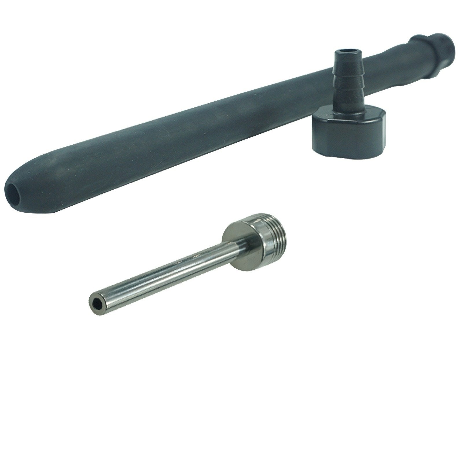 Funny Steel sonda de silicona insertable cómoda y suave para uso personal