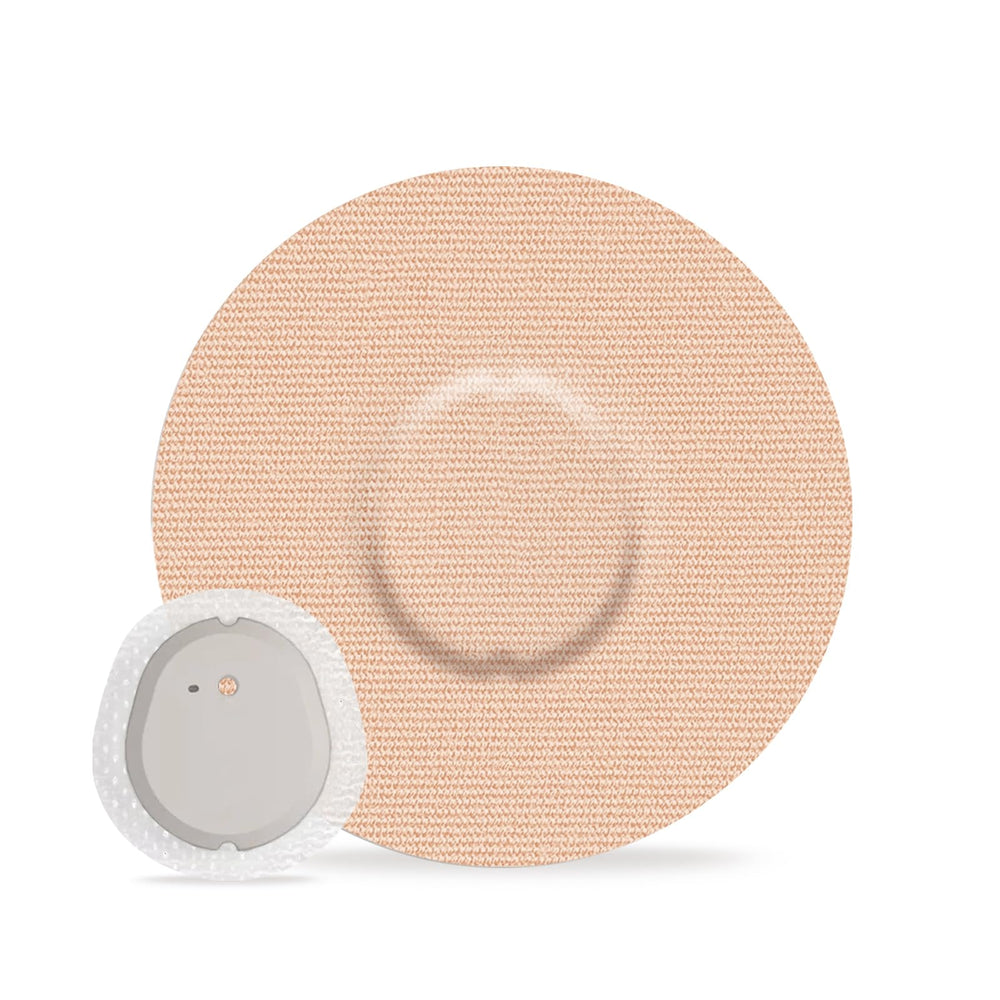 funpatch imagen frontal del empaque beige con 20 unidades y diseño visible protege sensor
