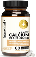 Future Kind frontal del envase mostrando calcio vegano y beneficios sostenibles