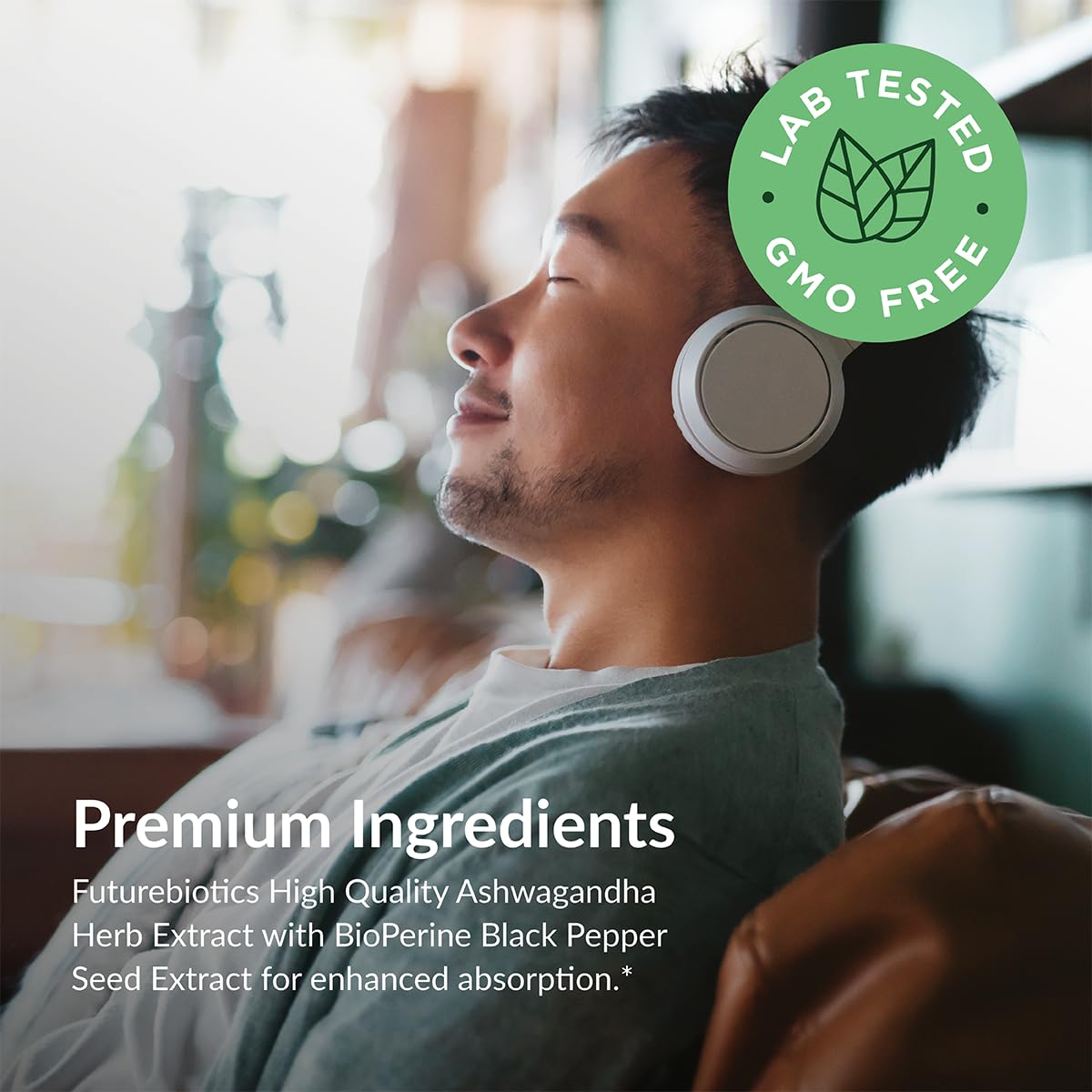 Futurebiotics frasco abierto exhibiendo cápsulas listas para tomar