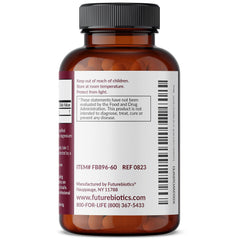 Futurebiotics cápsula junto a comida con grasas saludables, beneficio: mejor absorción