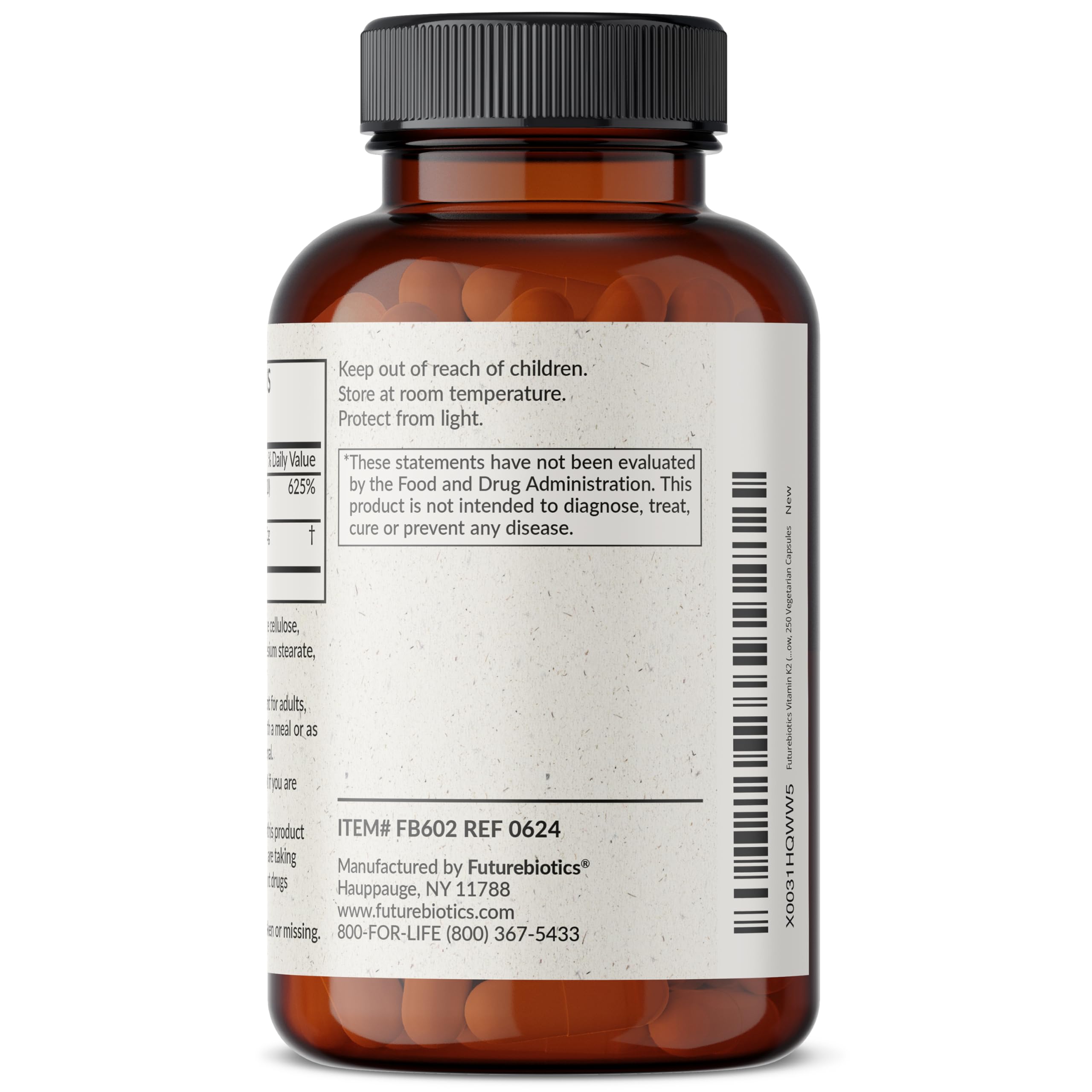 Futurebiotics sello cGMP y marca enfatizando control de calidad y confianza
