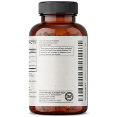 Futurebiotics etiqueta con información nutricional y garantías de calidad cGMP