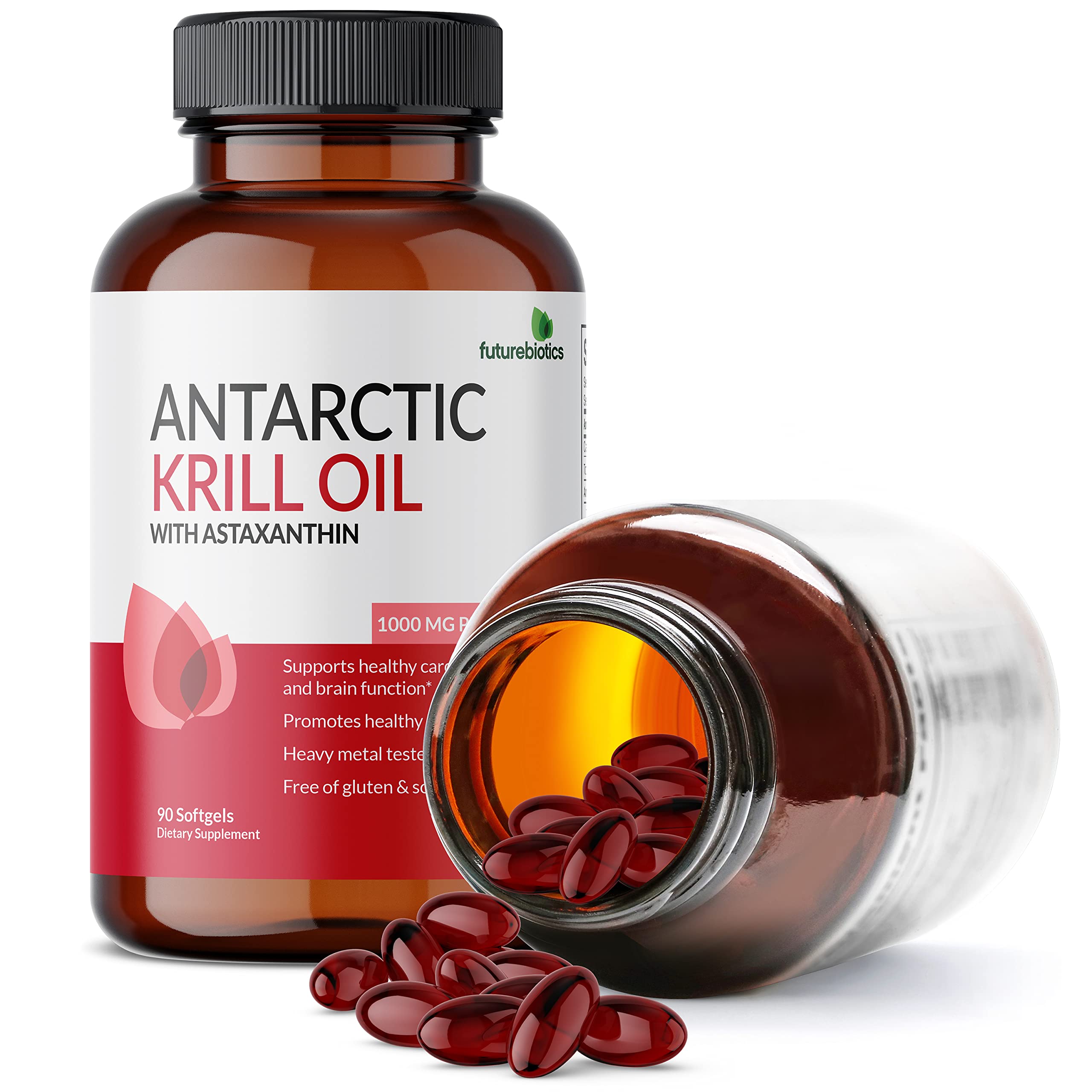 Futurebiotics astaxantina e ingredientes naturales en enfoque cercano