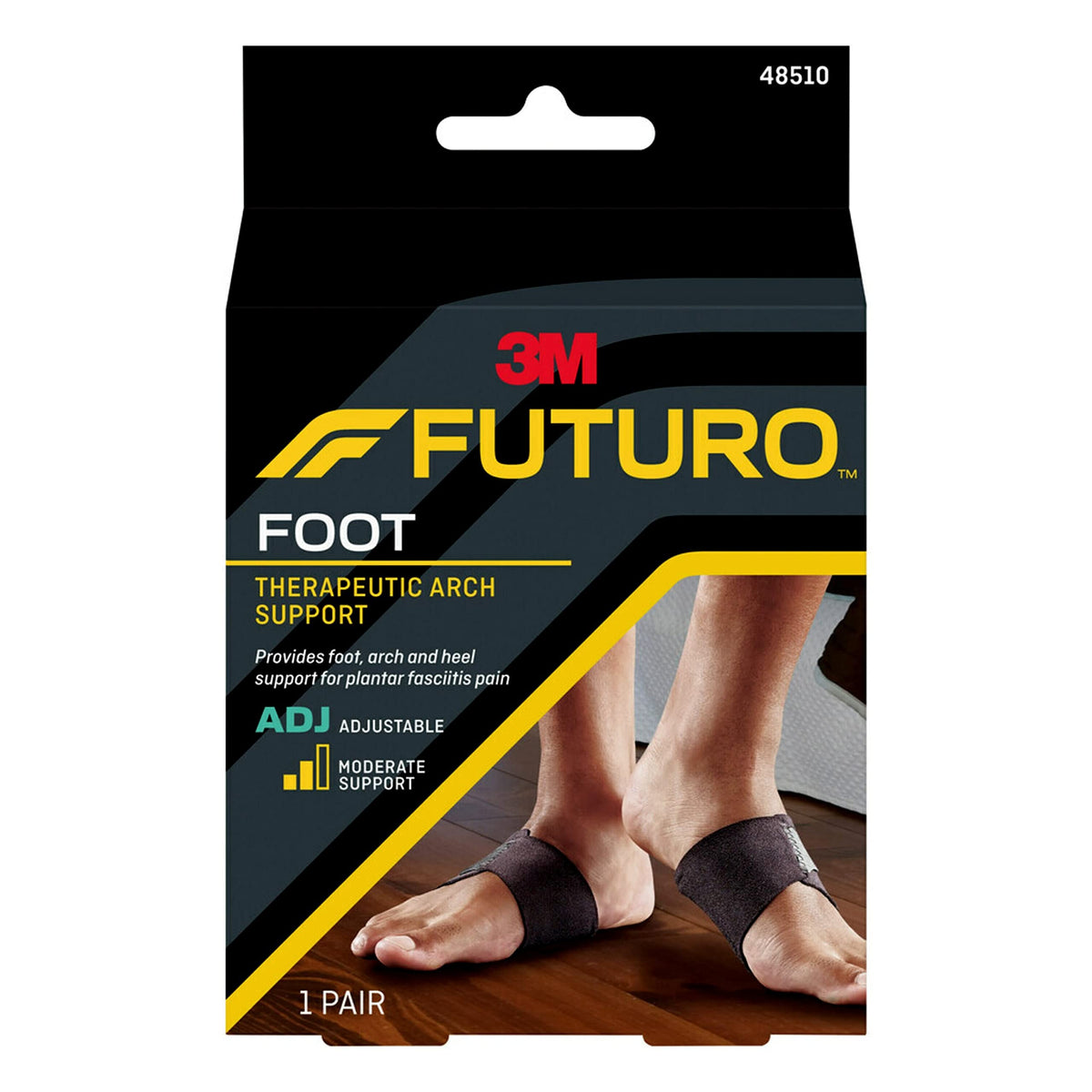 FUTURO frente del producto en empaque mostrando el diseño y beneficio de soporte