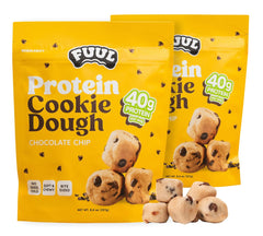 FUUL paquete frontal de Cookie Dough con cierre resellable y 80 g proteína