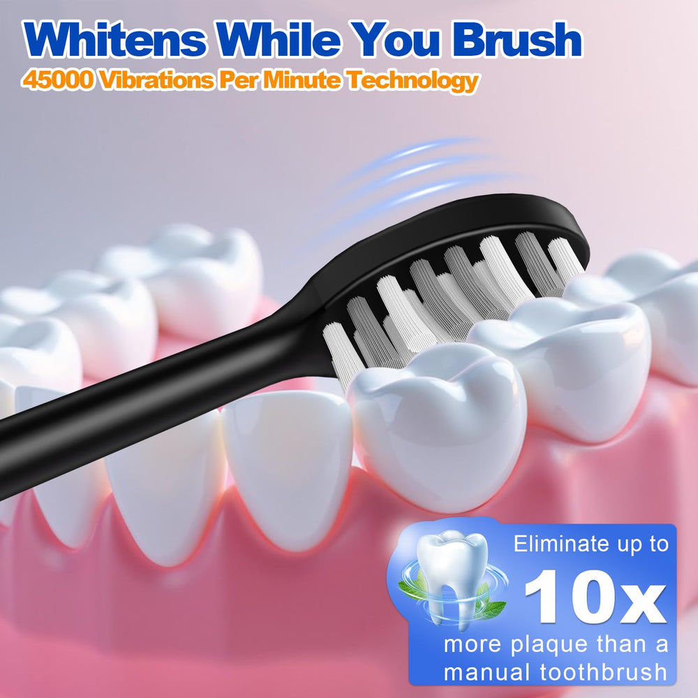 FXQQZZ primer plano del cabezal suave mostrando cerdas para higiene segura