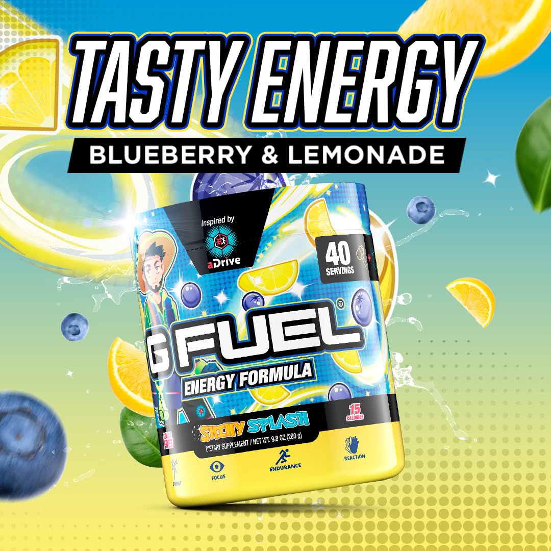 G Fuel aDrive porción en cuchara mostrando dosificación clara